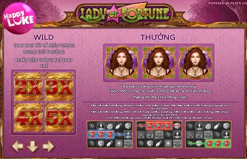 trò chơi Lady of fortune slots HappyLuke casino online