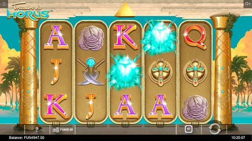 chơi Treasure of Horus ở nhà cái happyluke slot game