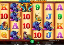 Jumbo Stampede iSoftBet slot game HappyLuke đánh bài online