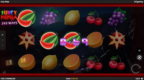 Juicy Ninja slot game HappyLuke casino online