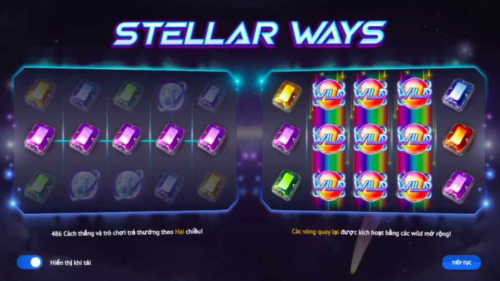 Đánh giá slot games Stellar Ways dành cho người mới chơi casino online