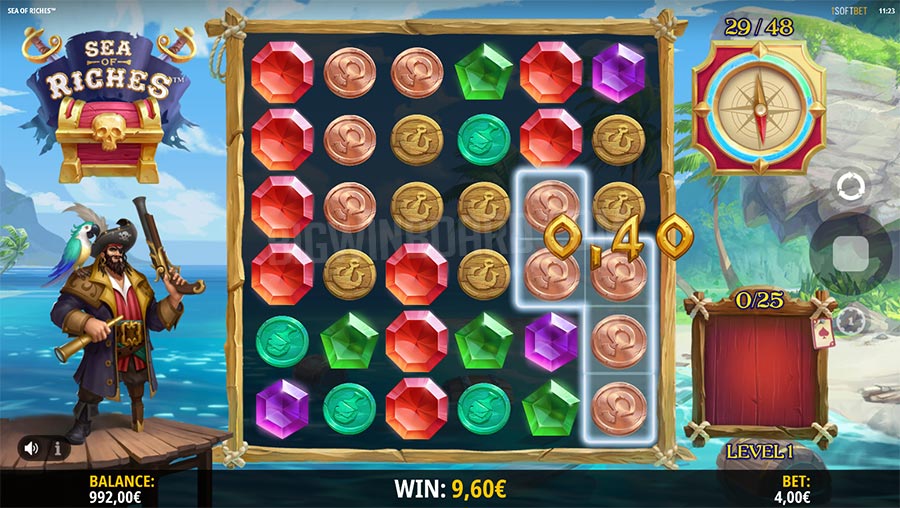 Review Sea of Riches - slot game phong cách 'thần thánh'