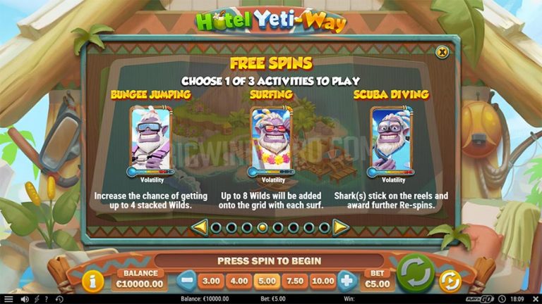 Review Hotel Yeti-Way - slot game được đánh giá 8 điểm