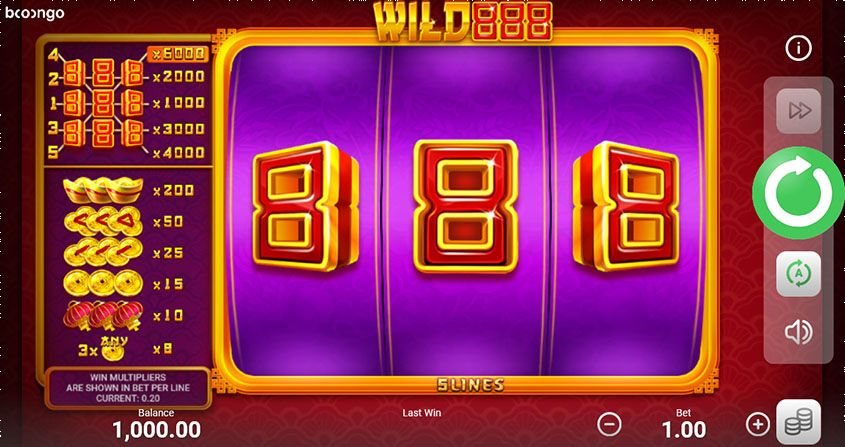 Wild 888 - Review RTP, tính năng và cách chơi