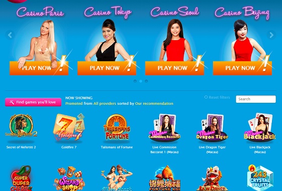 HappyLuke Vietnam online casino games landing page