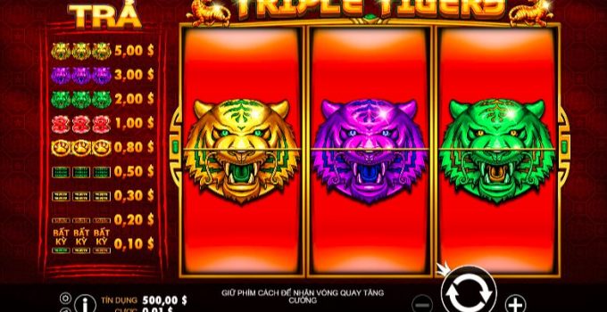Triple Tigers Pragmatic Play slots HappyLuke casino online