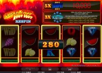 Super Fast Hot Hot Respin slot game HappyLuke casino online